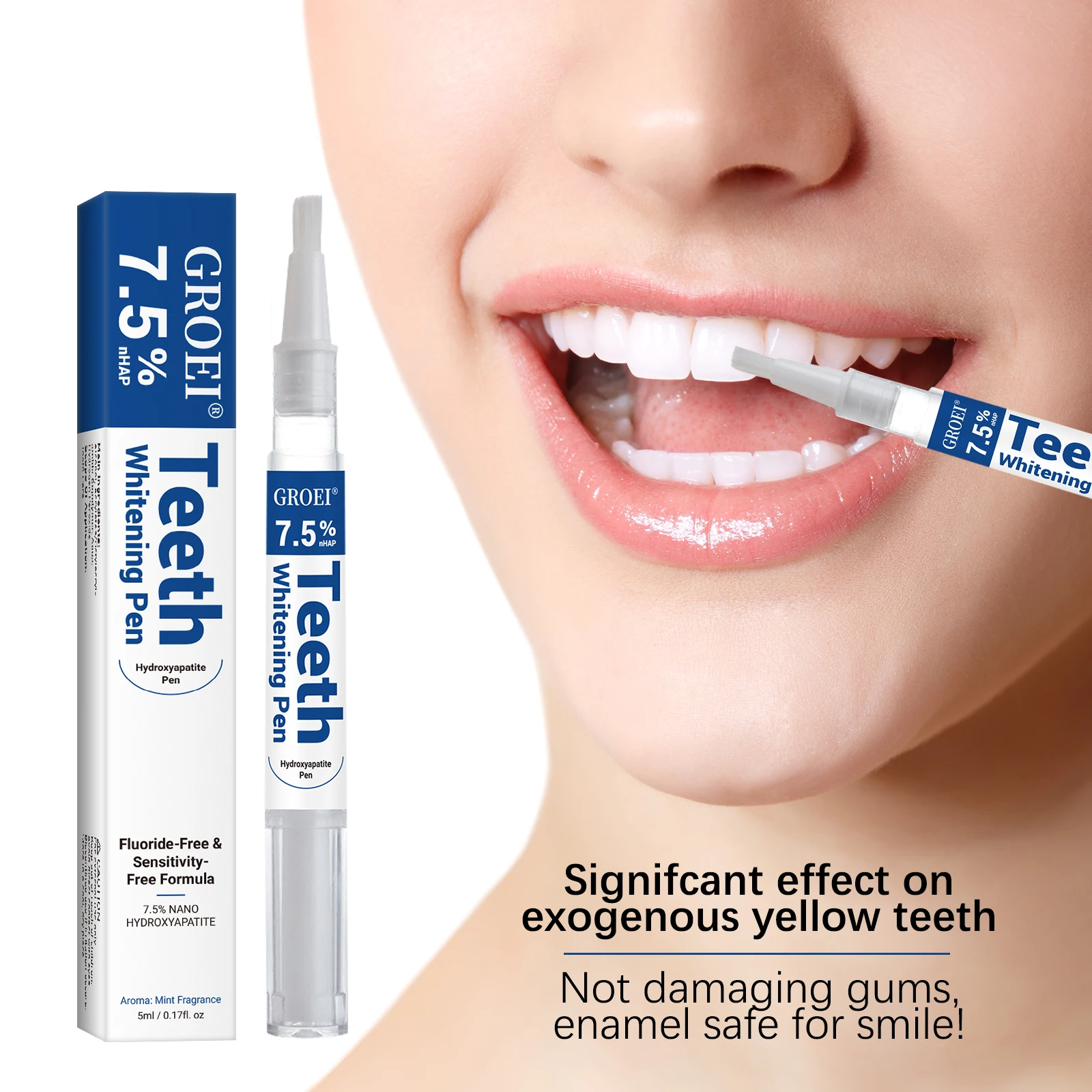 Whitening Mouthwash - Hydroxyapatite Tooth Whitening Pen Dazzling White