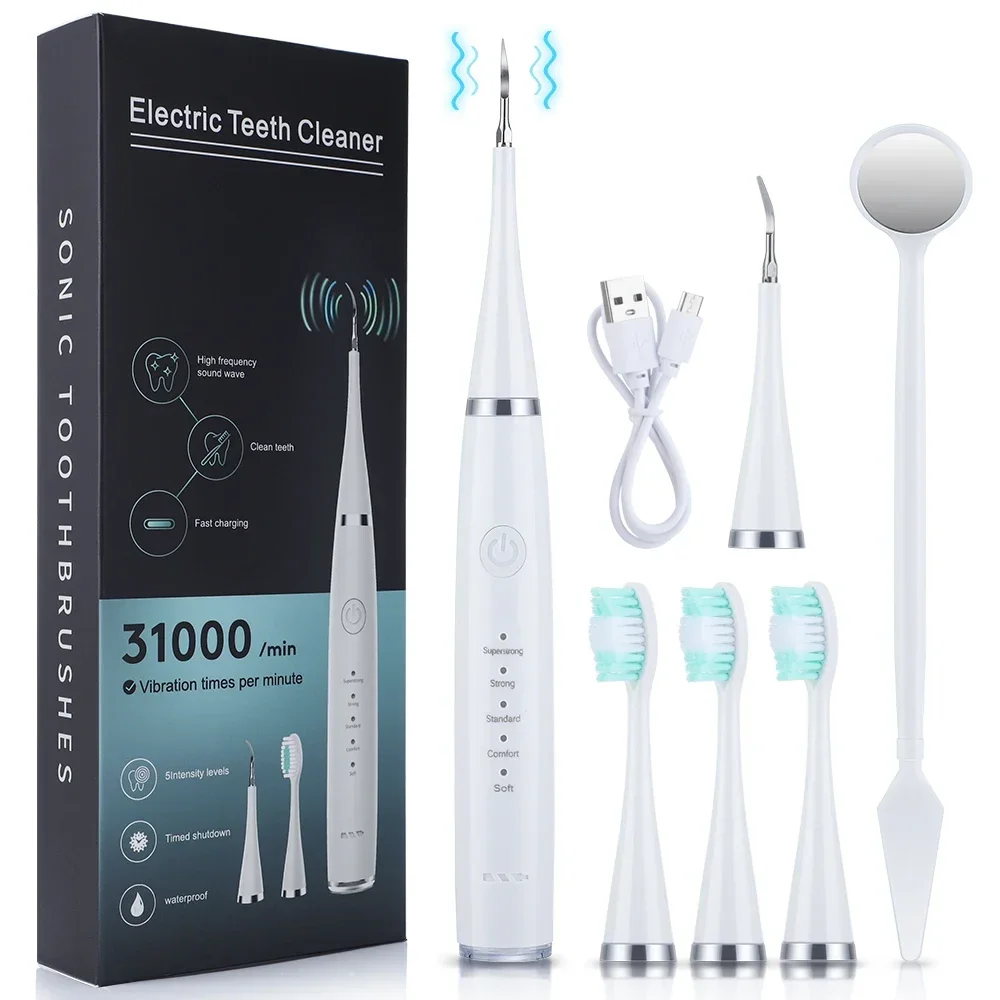 Teeth Whitening Mouthwash - Ultrasonic Scaler for Teeth Cleaning Tartar