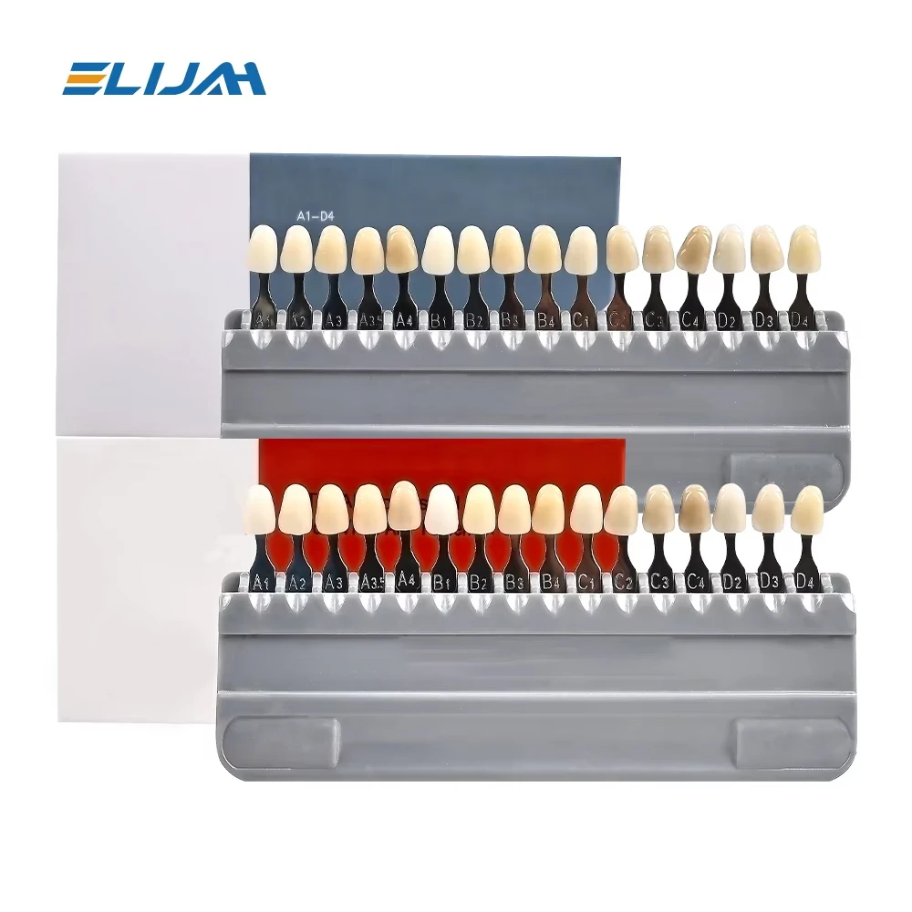 Teeth Whitening (Bleaching) - ELIJAH Master Dental Bleach Shade Guide