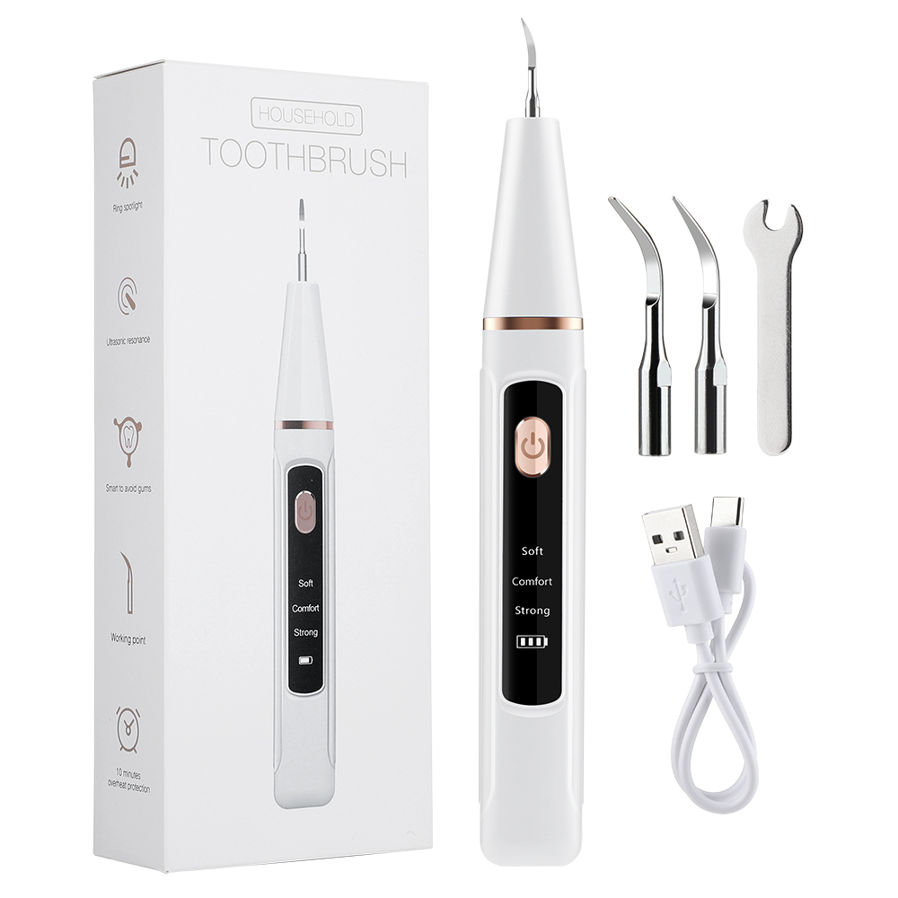 Teeth Whitening Mouthwash - Ultrasonic Teeth Tartar Cleaner Dental Scaler