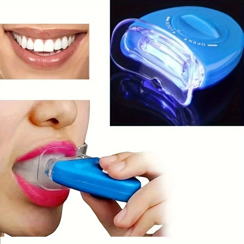 Teeth Whitening Video - LED Teeth Whitening Light Whitening Blue