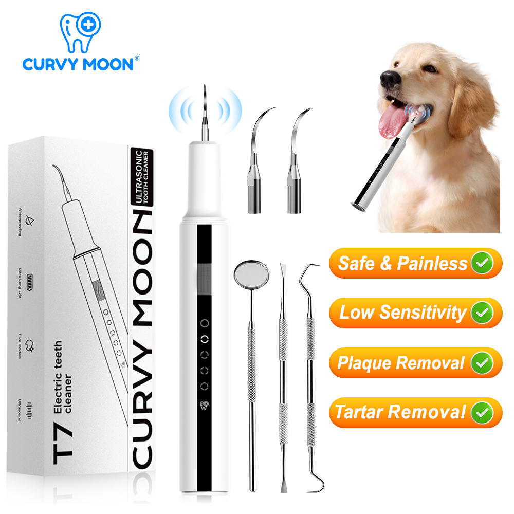 CURVY MOON Ultrasonic Tooth Cl - огляд і ціна Teeth Whitening Mouthwash