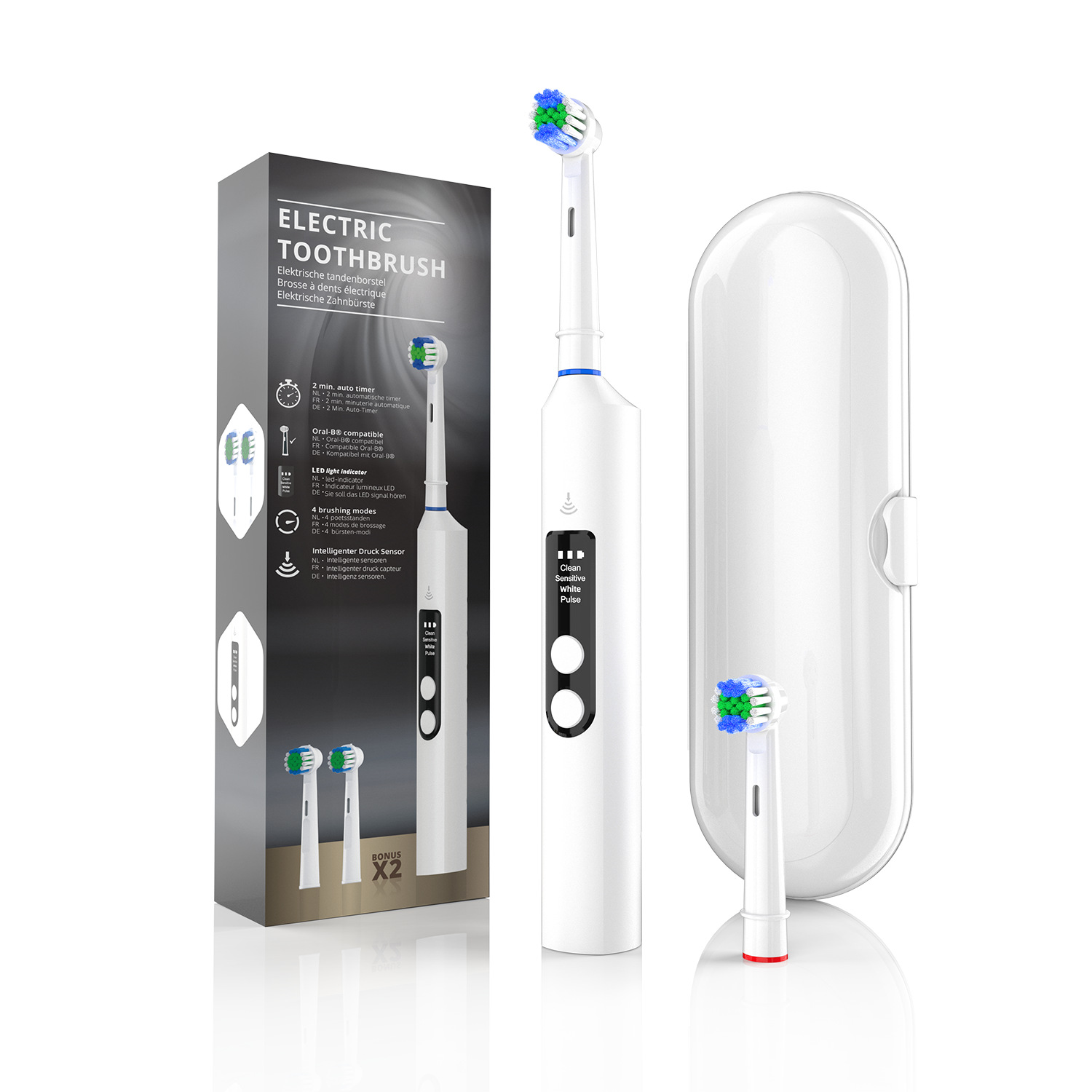 Wireless Rechargeable Fully Au - огляд і ціна Electric Toothbrush Sonic