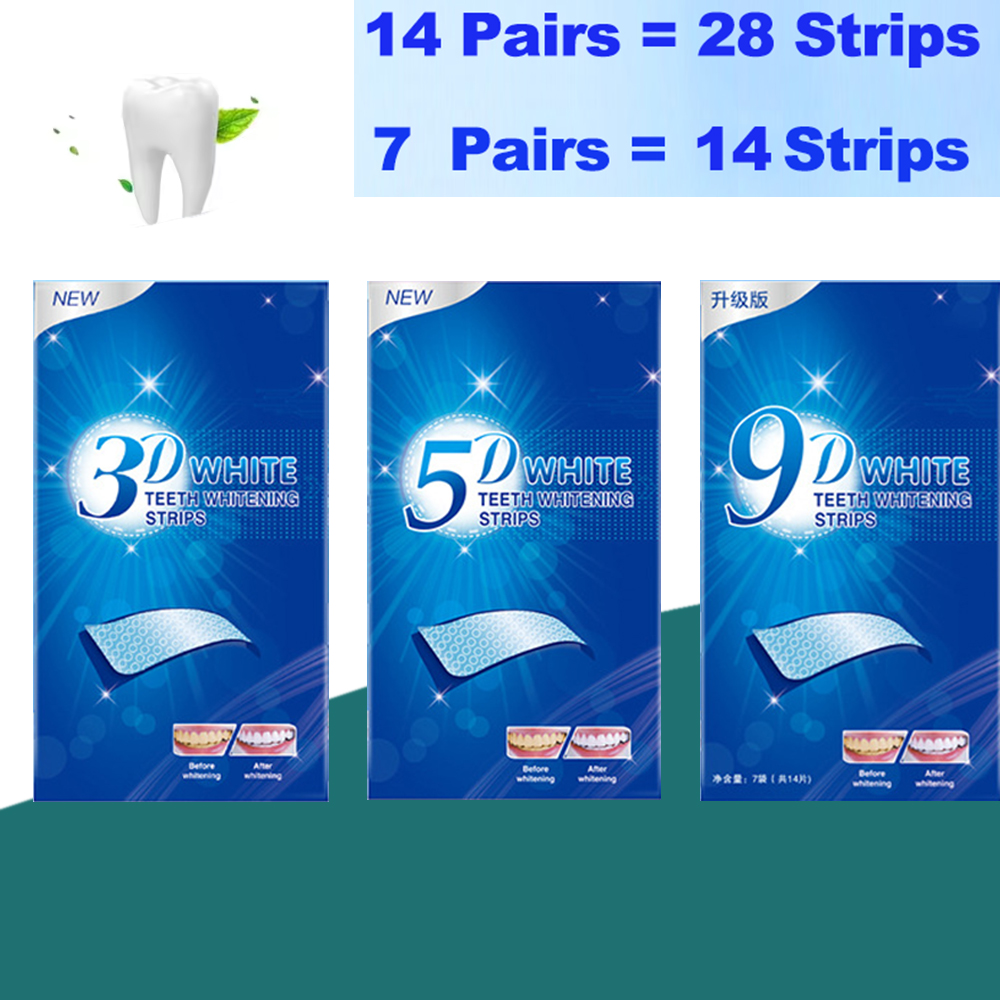 Fast Acting 3D 5D 9D Teeth Whi - огляд і ціна Whitening Strip 3D