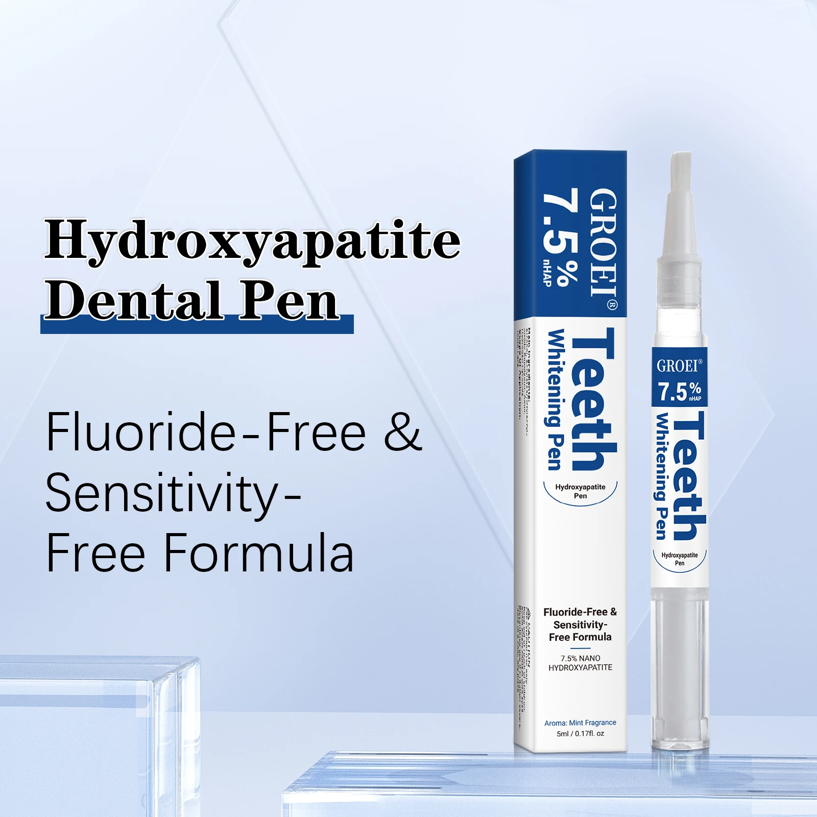 Hydroxyapatite Tooth Whitening - огляд і ціна Whitening Mouthwash