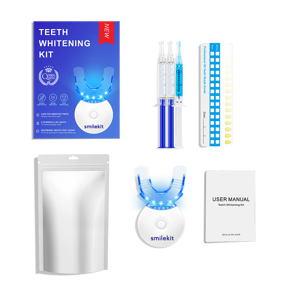 Teeth Whitening Kit - 5X LED L - огляд і ціна Teeth Whitening Mouthwash