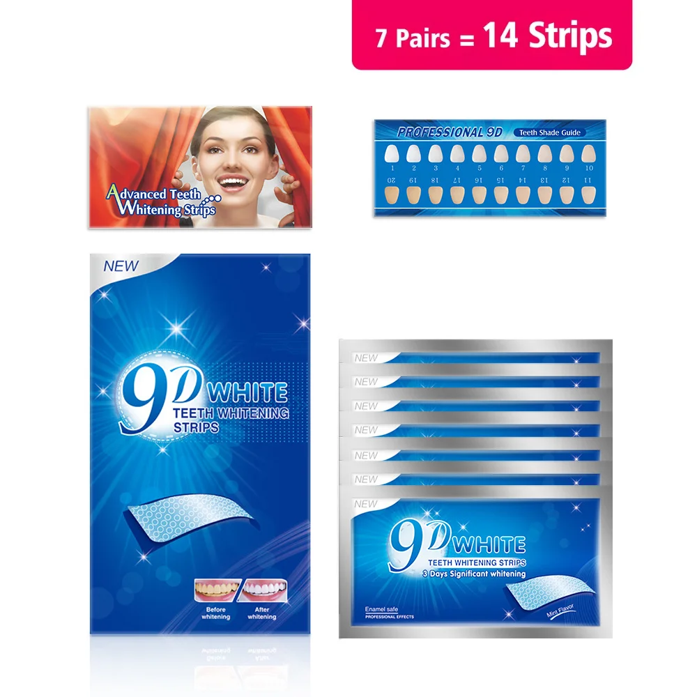 3D 5D 9D Professional Teeth Wh - огляд і ціна Whitening Strip 3D