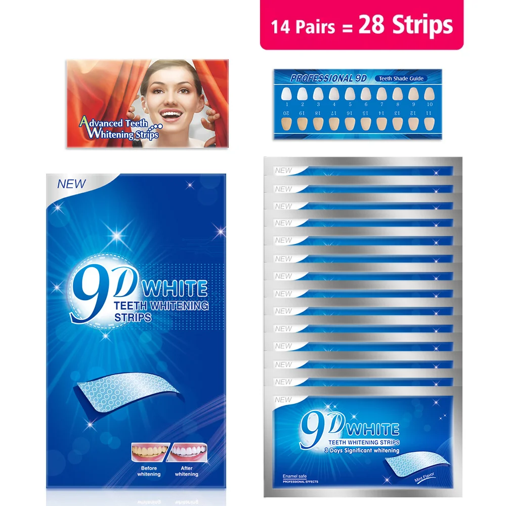 3D 5D 9D Professional Teeth Wh - огляд і ціна Whitening Strip 3D