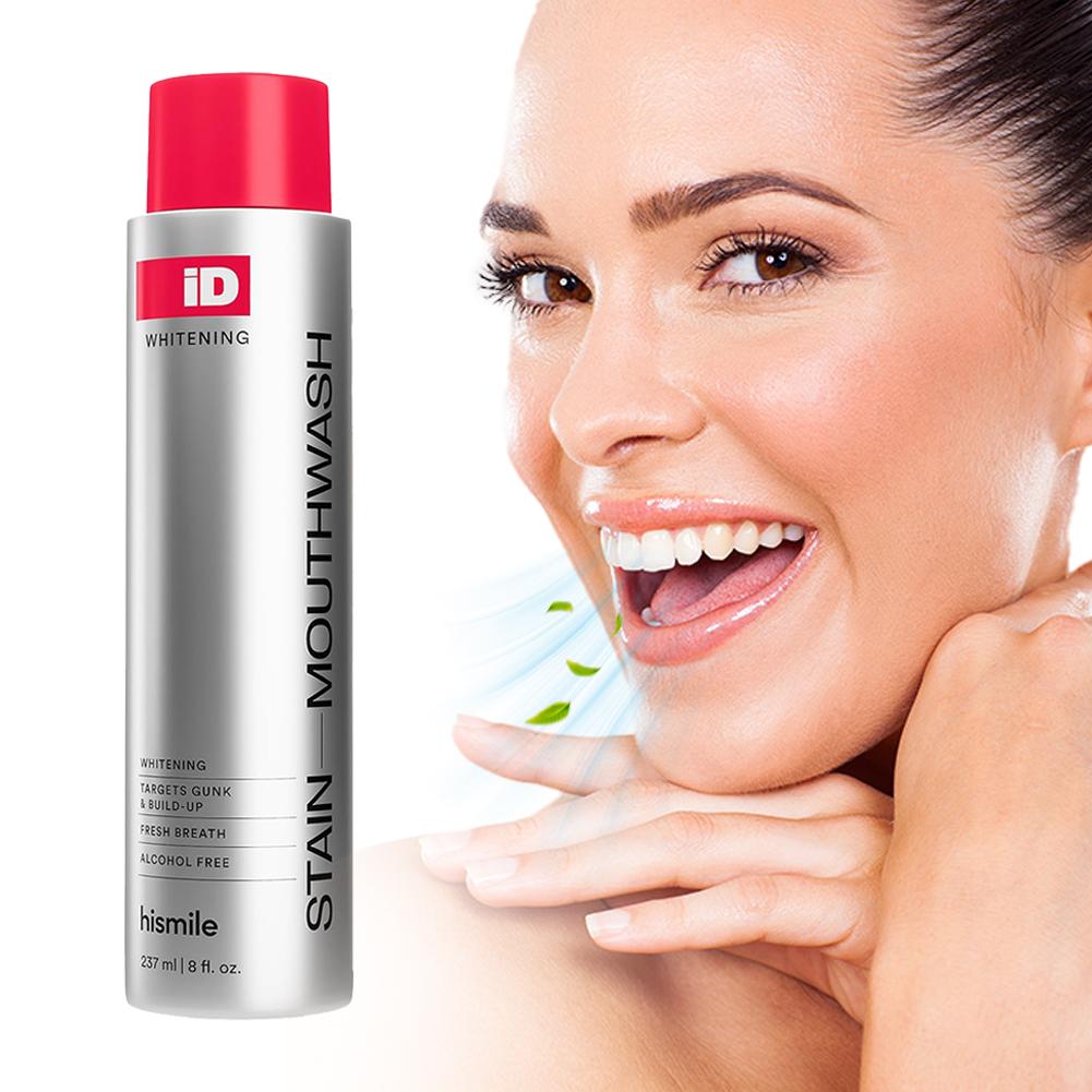 Hismile iD Alcohol Free Mouthw - огляд і ціна Teeth Whitening Mouthwash