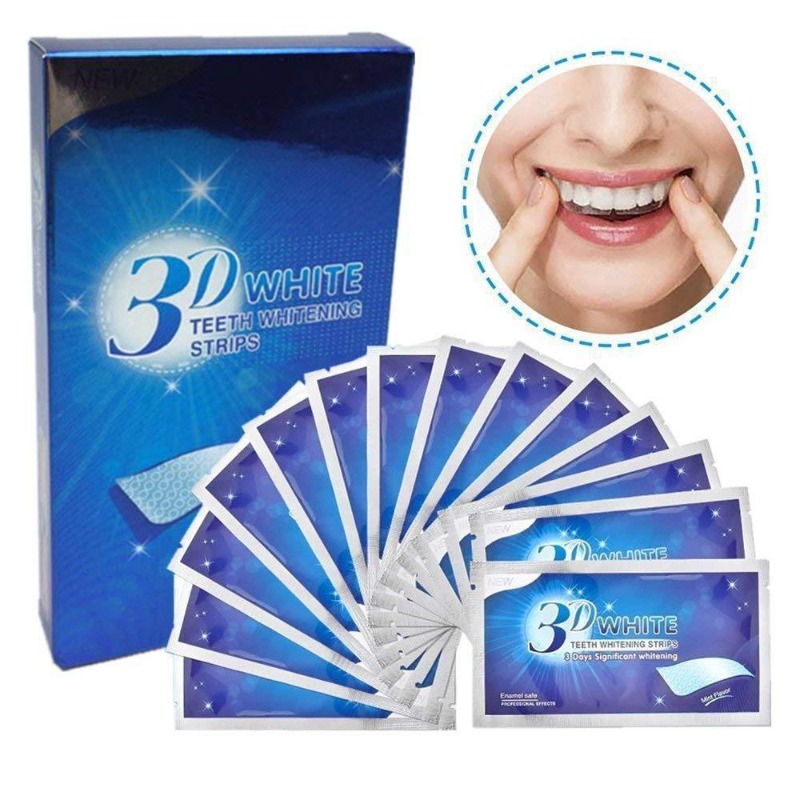 7Pairs Teeth Brightening Strip - огляд і ціна Whitening Strip 3D