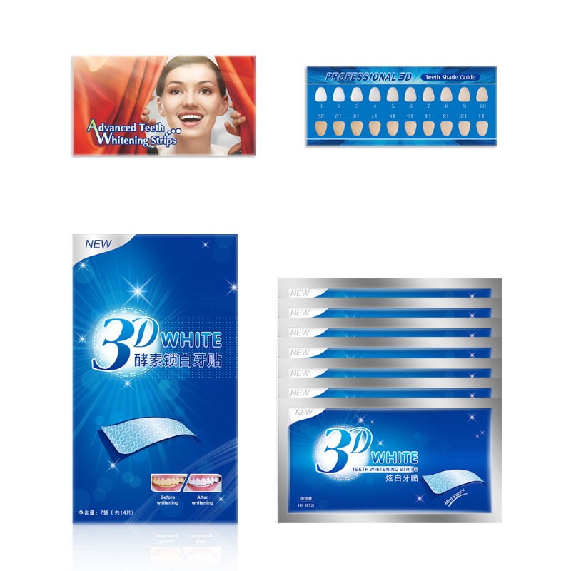 7Pairs Teeth Brightening Strip - огляд і ціна Whitening Strip 3D