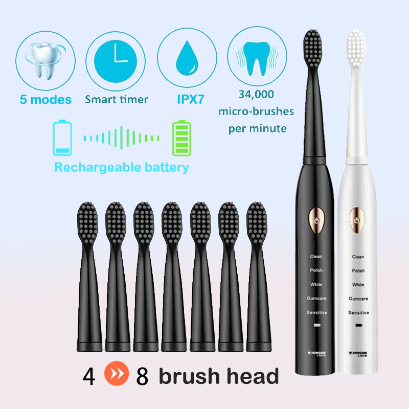 Electric Toothbrush 5-gear Mod - огляд і ціна Electric Toothbrush Sonic