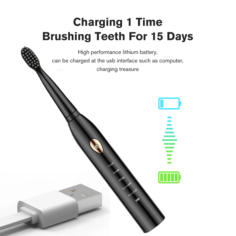 Electric Toothbrush 5-gear Mod - огляд і ціна Electric Toothbrush Sonic