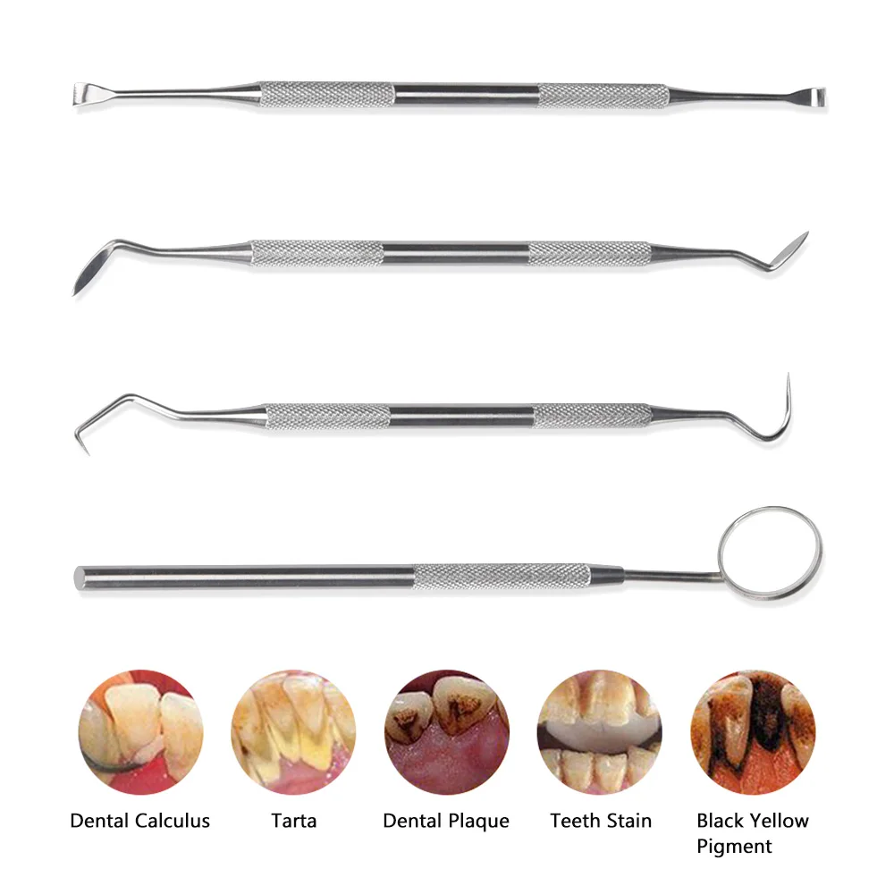 4pcs/Set Tartar Scraper Scaler - огляд і ціна Teeth Whitening Mouthwash