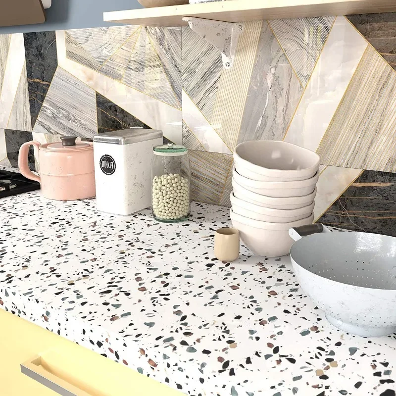 Terrazzo Contact Paper White W - огляд і ціна Whitening Strip 3D