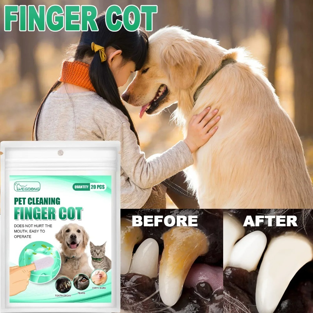 Disposable Pet Finger Cot Wet  - огляд і ціна Teeth Whitening Mouthwash