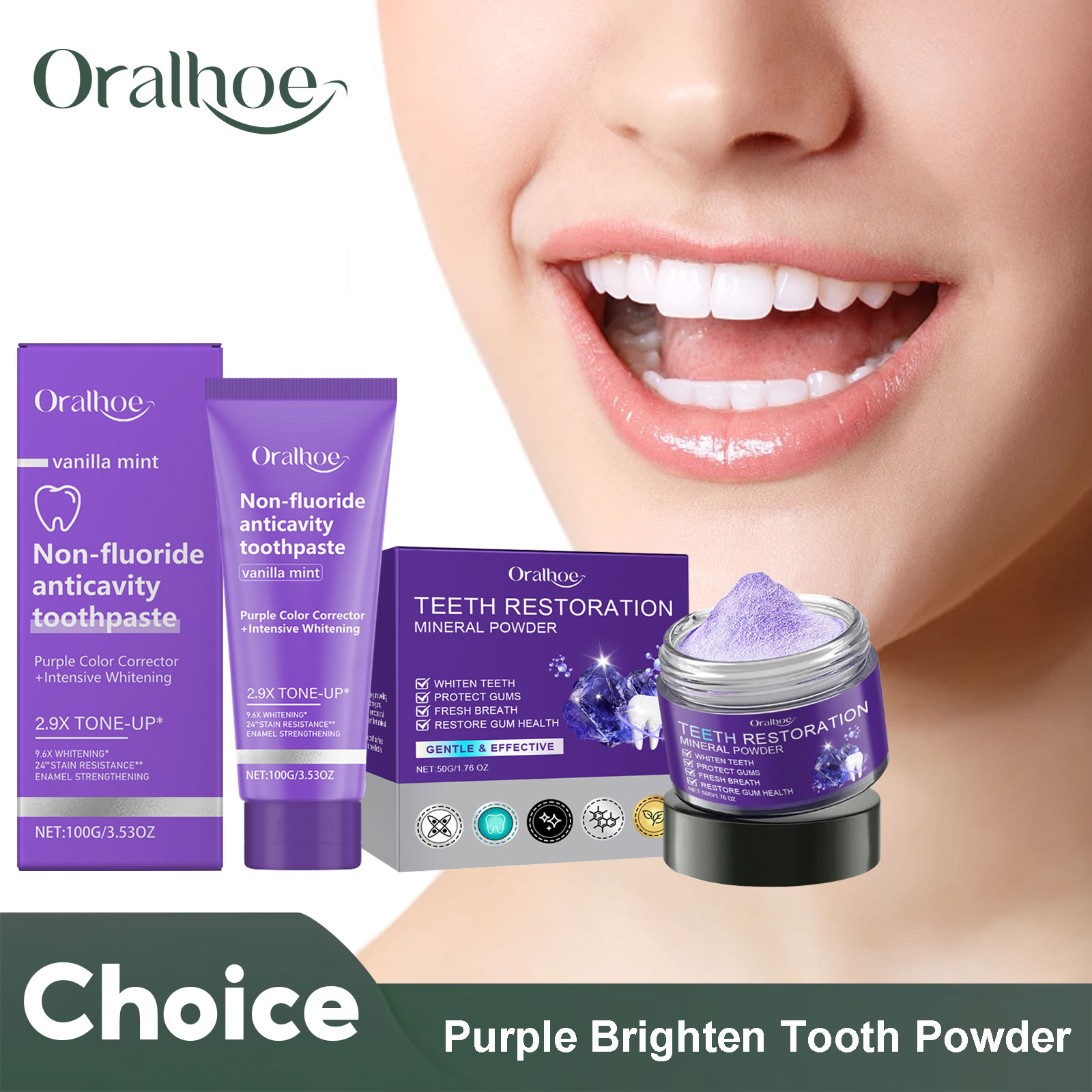 Teeth Restoration Mineral Powd - огляд і ціна Teeth Whitening (Bleaching)