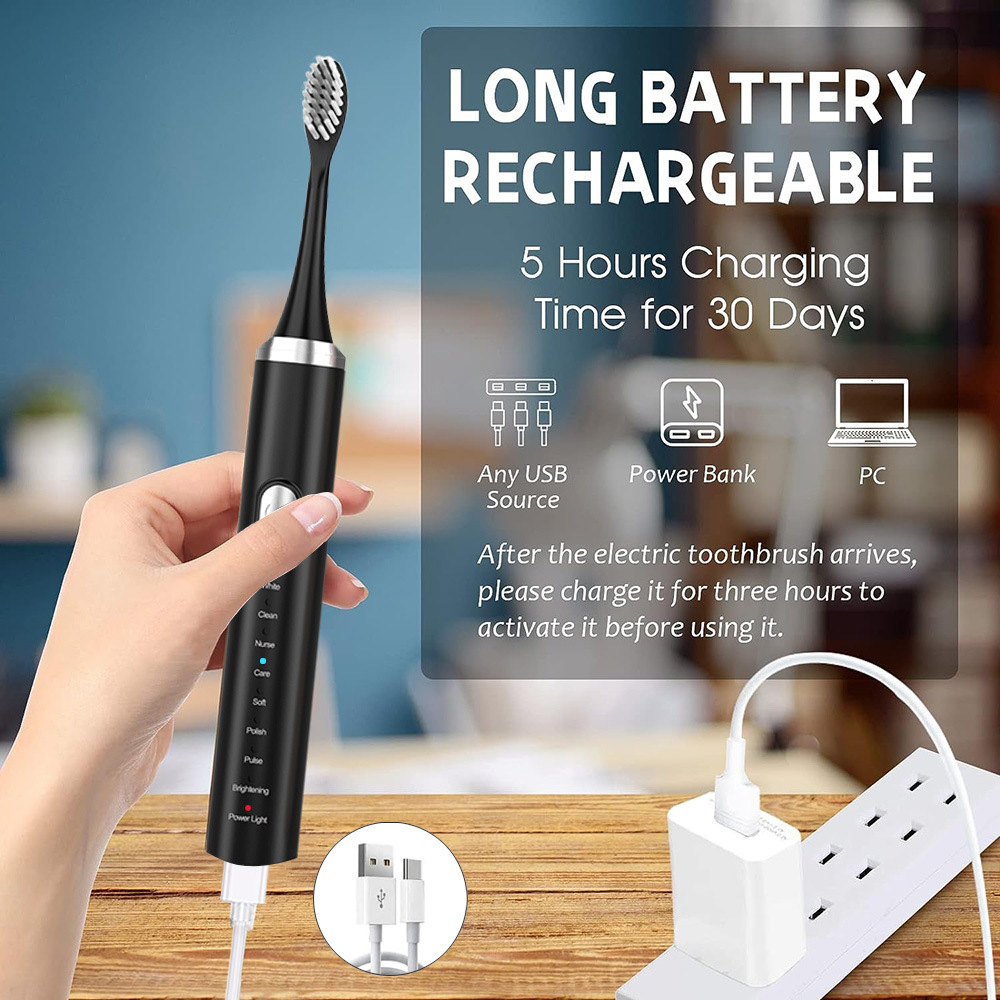Electric Toothbrush Set, Recha - огляд і ціна Electric Toothbrush Sonic