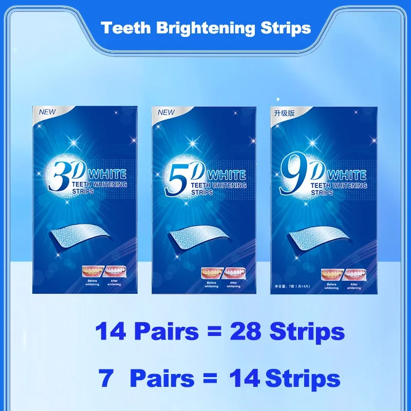 3D/5D/9D Teeth Whitening Strip - огляд і ціна Whitening Strip 3D