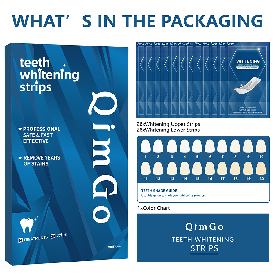 3D Dry Teeth Whitening Strips  - огляд і ціна Whitening Strip 3D