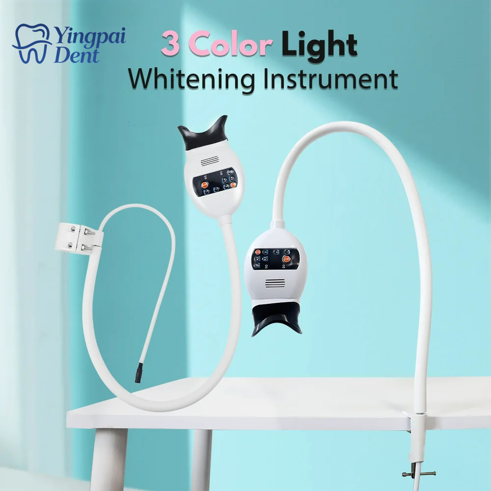 Adjustable 3 Colors LED Teeth  - огляд і ціна Teeth Whitening Lamp