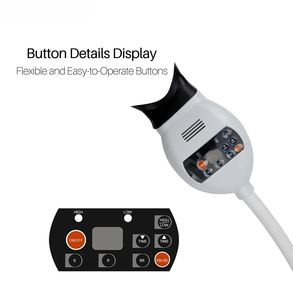 Adjustable 3 Colors LED Teeth  - огляд і ціна Teeth Whitening Lamp