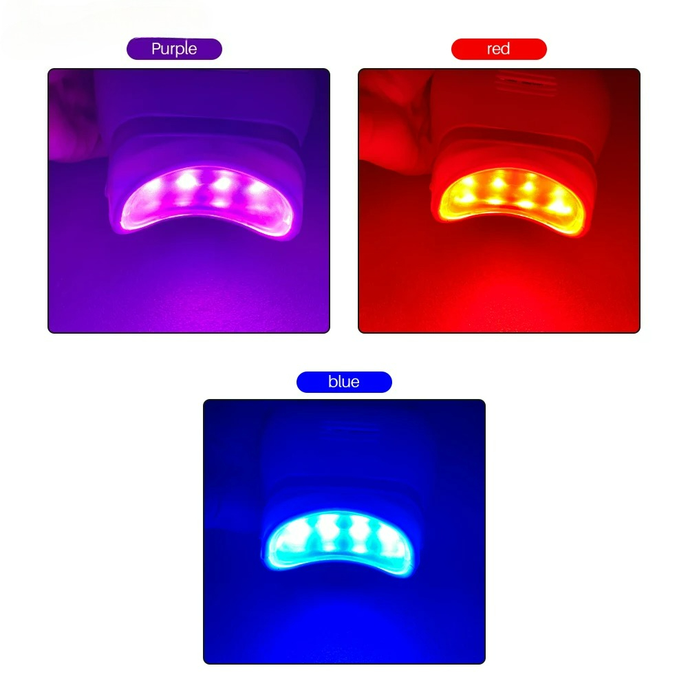 Adjustable 3 Colors LED Teeth  - огляд і ціна Teeth Whitening Lamp