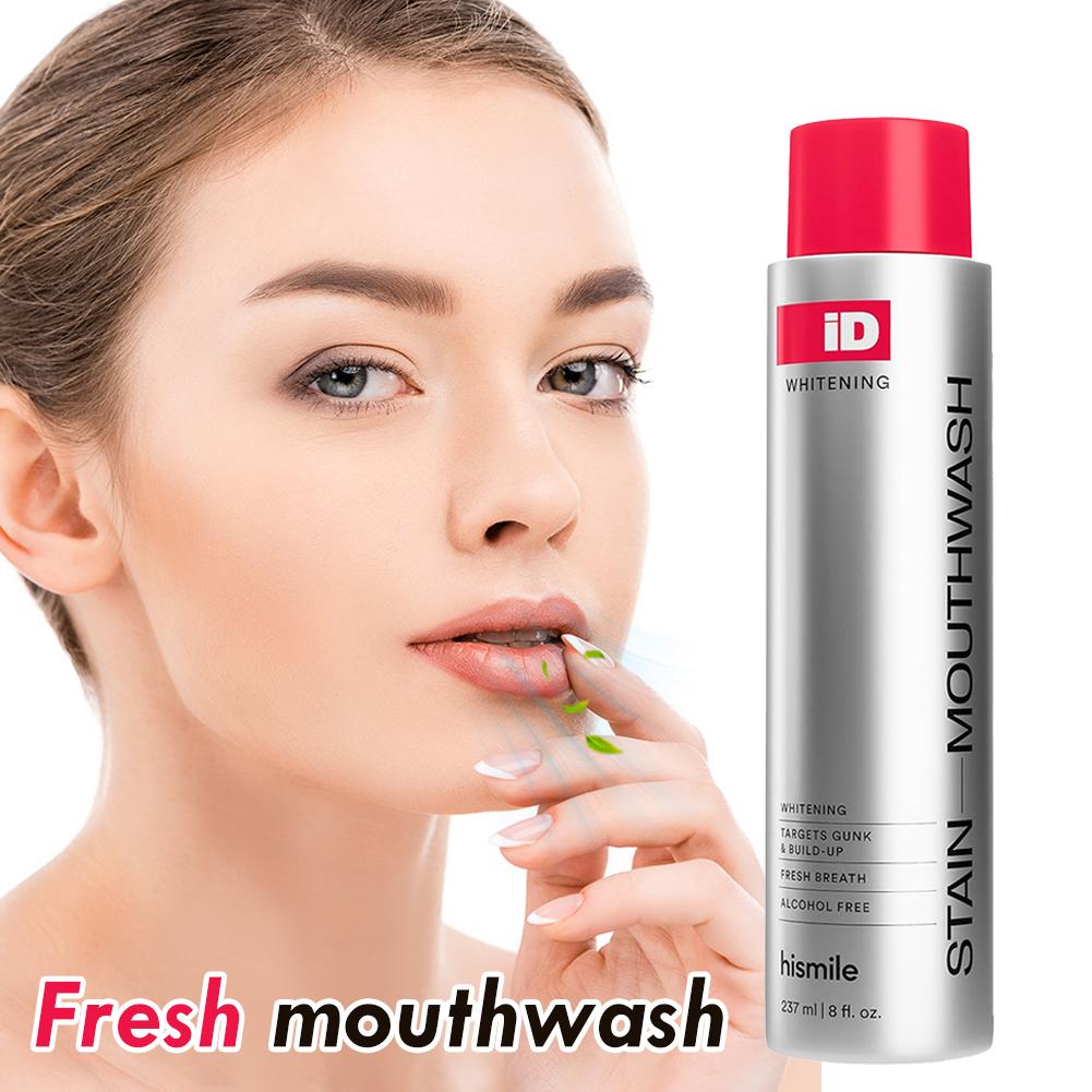 Hismile iD Alcohol Free Mouthw - огляд і ціна Teeth Whitening Mouthwash