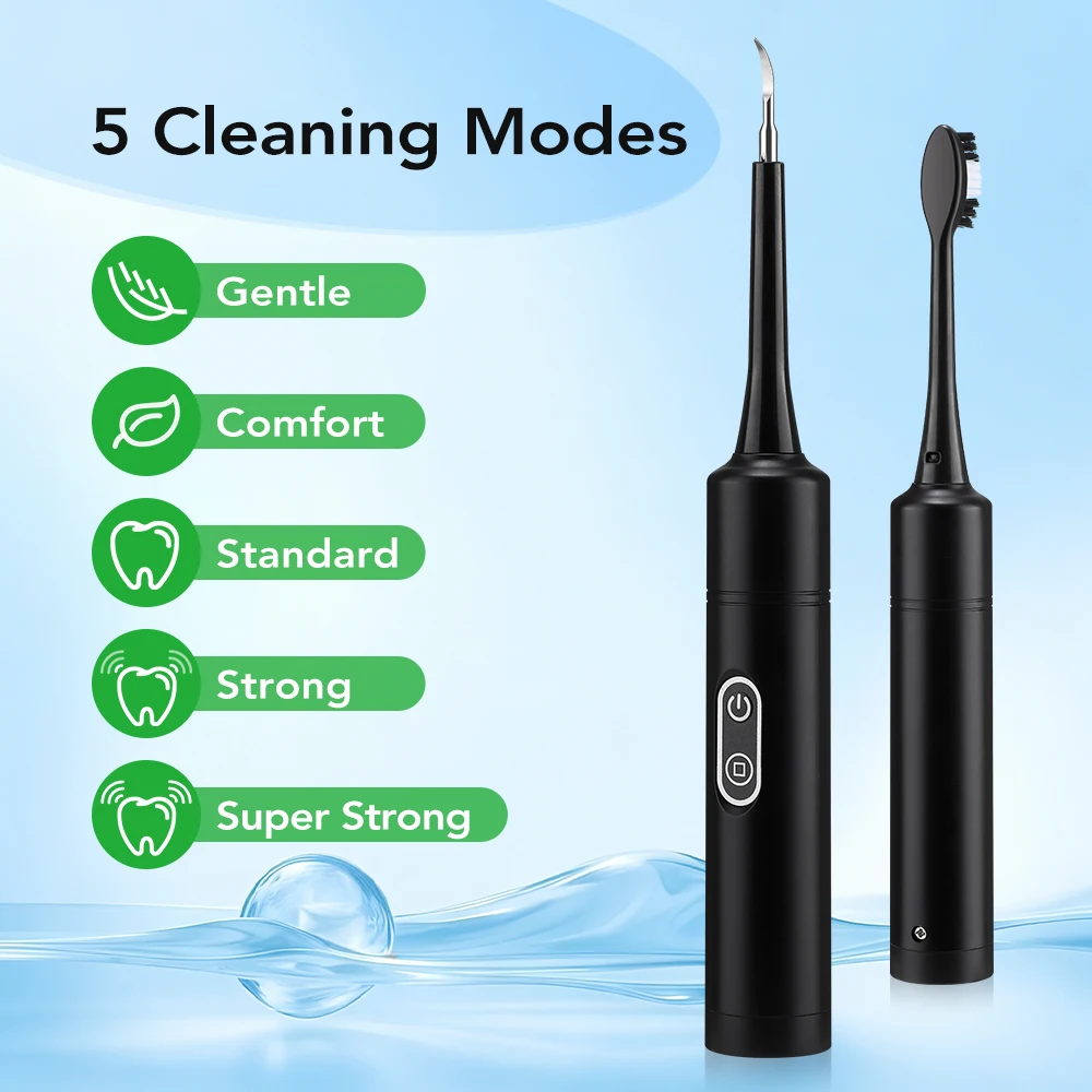 Electric Sonic Vibration Denta - огляд і ціна Teeth Whitening Mouthwash