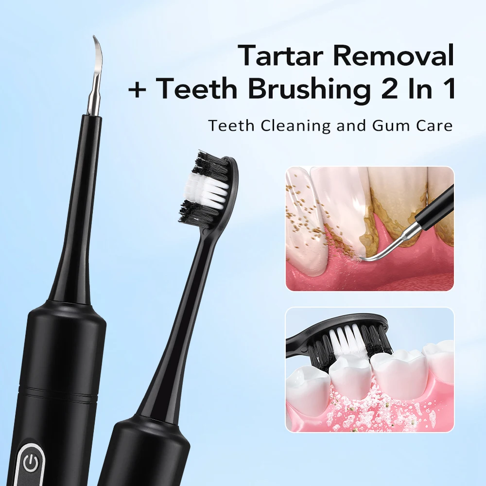 Electric Sonic Vibration Denta - огляд і ціна Teeth Whitening Mouthwash