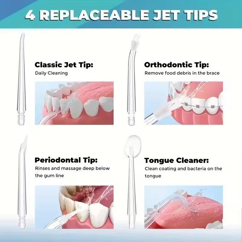 Oral Irrigator Dental Water Je - огляд і ціна Teeth Whitening Mouthwash