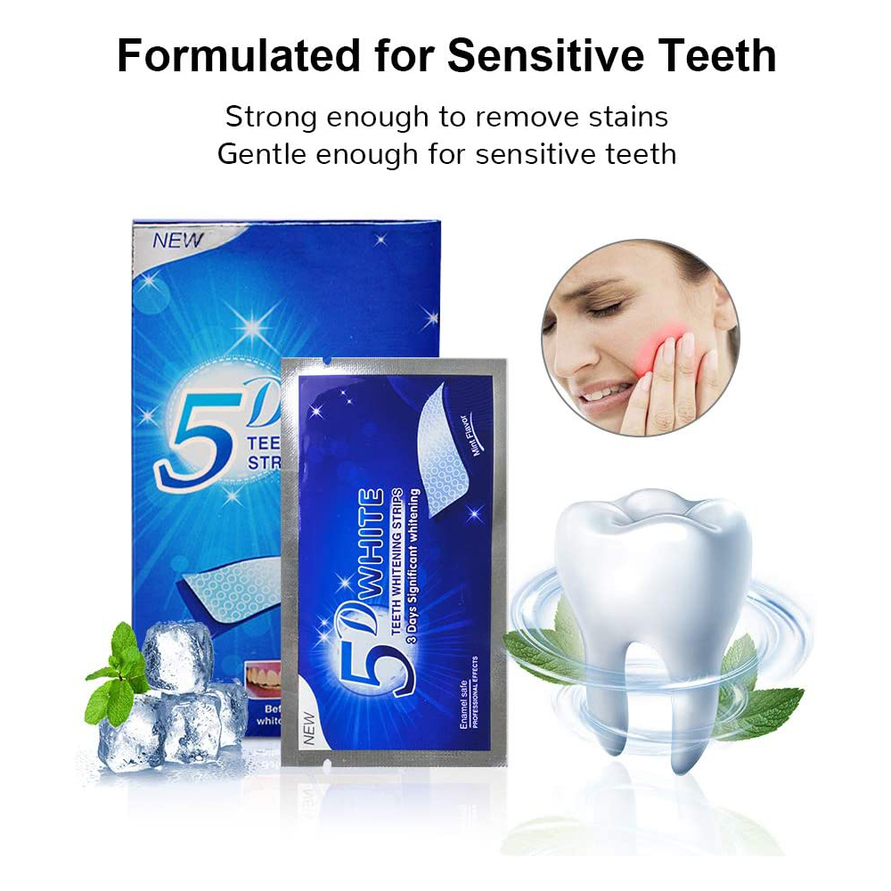 5D White Teeth Whitening Strip - огляд і ціна Teeth Whitening Home Kit