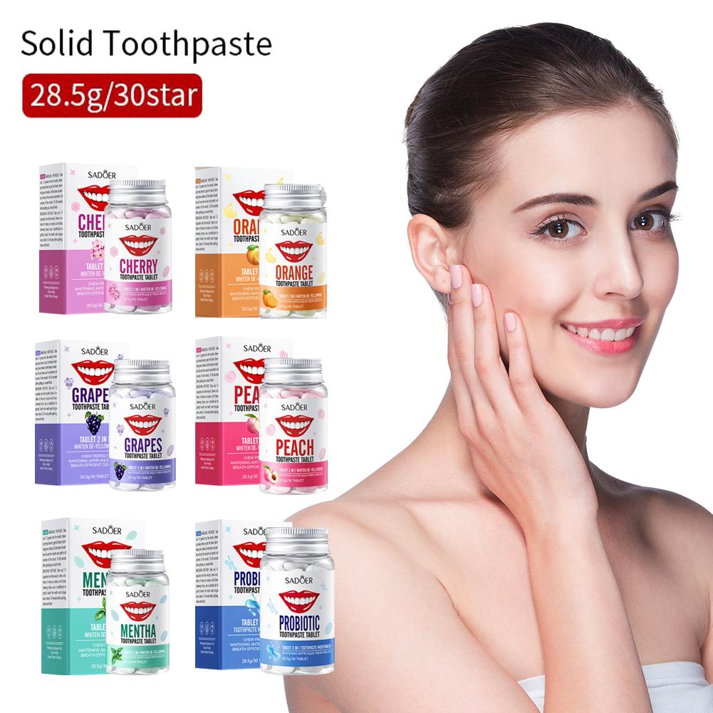 Mint Solid Toothpaste Tablets  - огляд і ціна Whitening Mouthwash